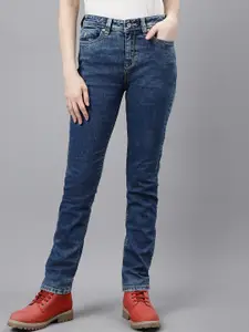 Woodland Women Slim Fit Clean Look Mid-Rise Stretchable Jeans
