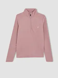 DeFacto Mock Collar Pullover Sweatshirt
