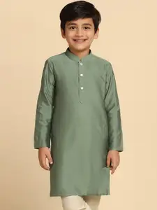 KISAH Boys Mandarin Collar Kurta