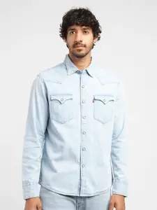 Levis Slim Fit Faded Spread Collar Cotton Casual Shirt