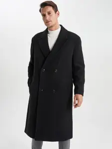 DeFacto Notched Lapel Collar Overcoat