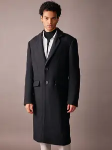 DeFacto Notched Lapel Longline Overcoat
