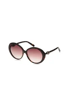 SWAROVSKI Women Oval Sunglasses With UV Protected Lens-SK0130 60 52F