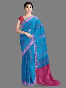 The Chennai Silks Ethnic Motifs Woven Design Saree