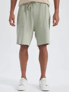 DeFacto Men Mid-Rise Regular Fit Cotton Regular Shorts