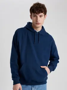 DeFacto Hooded Cotton Pullover Sweatshirt