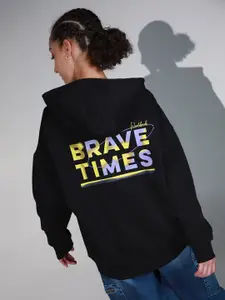 Hubberholme Typography Printed Hooded Sweatshirt