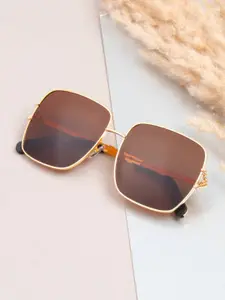 Ted Smith Women Square Sunglasses with Polarised Lens DIAMOND-2_C2