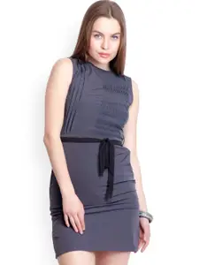 BAESD Round Neck Sheath Dress