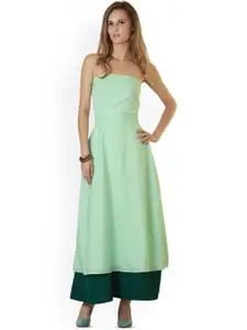 BAESD Strapless Georgette Layered Maxi Dress