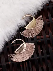 Bellofox Gold-Plated Contemporary Drop Earrings