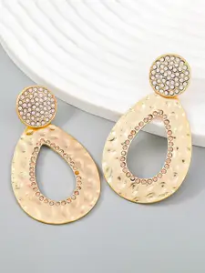 Bellofox Gold-Tone Contemporary Drop Earrings