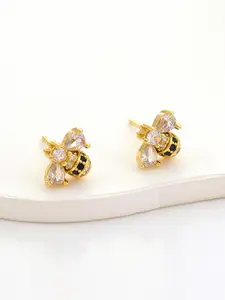 Bellofox Gold-Toned Studs Earrings