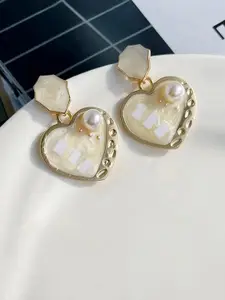 Bellofox Pearls Studded Drop Earrings