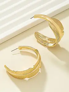 Bellofox Gold-Plated Half Hoop Earrings