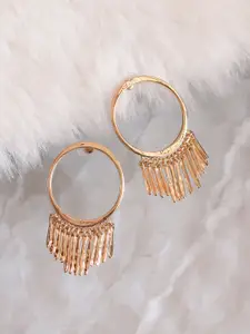 Bellofox Gold-Plated Contemporary Drop Earrings
