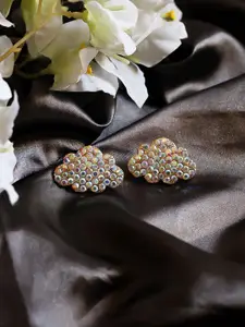 Bellofox Gold-Tone Contemporary Studs Earrings