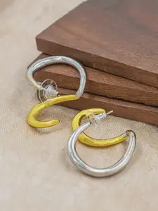 Bellofox Gold-Plated Contemporary Drop Earrings