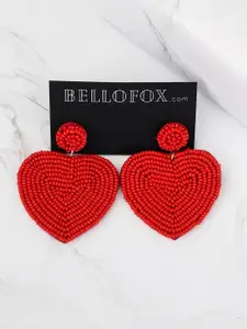 Bellofox Heart Shaped Drop Earrings