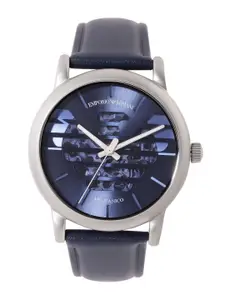 Emporio Armani Men Skeleton Dial Automatic Motion Powered Watch AR60030