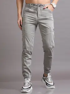 Reslag Men Regular Fit Mid-Rise Cotton Cargos