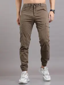 Reslag Men Regular Fit Mid-Rise Cotton Cargos