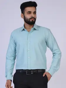 BROWN BROTHERS Relaxed Spread Collar Pure Cotton Formal Shirt