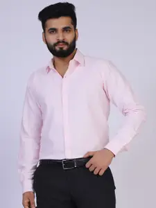 BROWN BROTHERS Relaxed Spread Collar Pure Cotton Formal Shirt