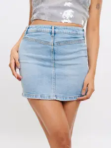 FREAKINS Back Straight Mini Skirt