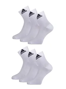 ADIDAS Men Pack Of 6 Ankle Length Socks