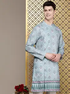 House of Pataudi Ethnic Motifs Printed Jashn Kurta