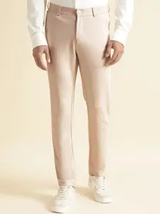 Andamen Men Ultra Easy Wash Mid-Rise Trousers