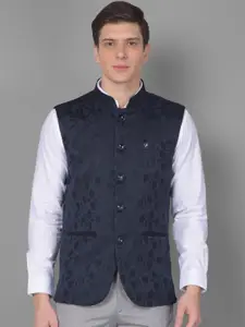 Canary London Printed Mandarin collar Sleeveless Nehru Jacket