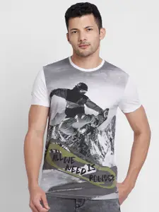 Being Human Graphic Printed Casual T-shirt