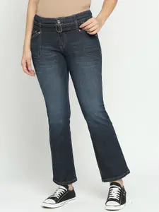 Being Human Women Bootcut Mid-Rise Light Fade Clean Look Stretchable Jeans