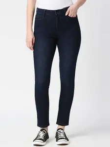 Pepe Jeans Women Skinny Fit High-Rise Clean Look Stretchable Jeans