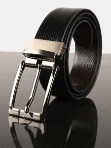 BuckleUp Men Leather Textured Belt