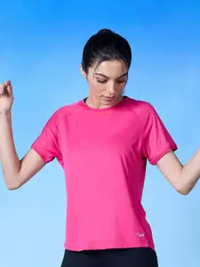 Nykd Women Regular Raglan Sleeves Active Sports T-Shirt