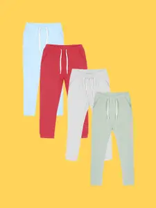 Anthrilo Boys Pack Of 4 Relaxed Fleece Joggers