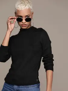 Roadster High Neck Acrylic Pullover