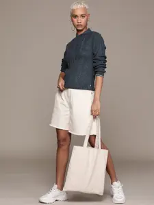 Roadster Mock Collar Acrylic Pullover