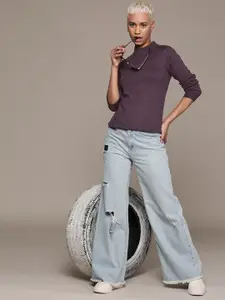 Roadster High Neck Acrylic Pullover