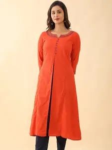Maybell Embroidered Pure Cotton Kurta