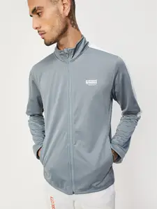 max Mock Collar Zipper Front-Open Sweatshirt