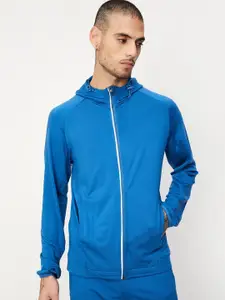 max Hooded Front-Open Sports Sweatshirt