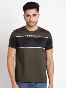 Indian Terrain Typography Printed Round Neck Cotton Regular T-shirt