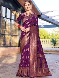 Anouk Ethnic Motifs Woven Design Banarasi Saree