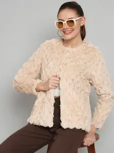 Chemistry Self Design Woollen Button Shrug