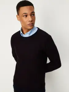 max Self Design Acrylic Sweater