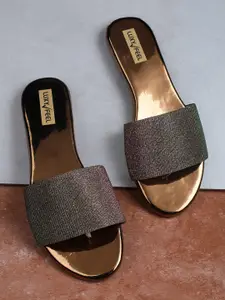 Luxyfeel Embellished Block Heels